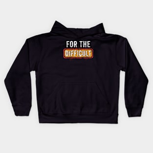 For the difficult grizzly bloatlord fitness motivation Kids Hoodie